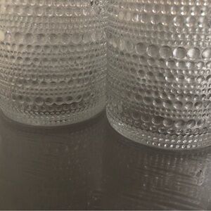 Vintage glass mug set of 4